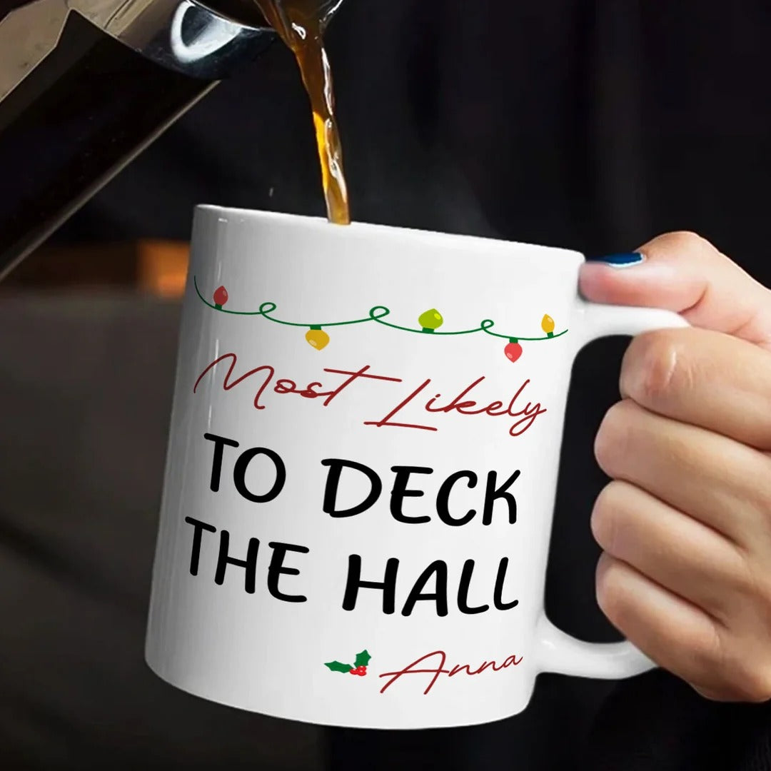 Most Likely To Funny Family Gifts - Personalized Ceramic Coffee Mug