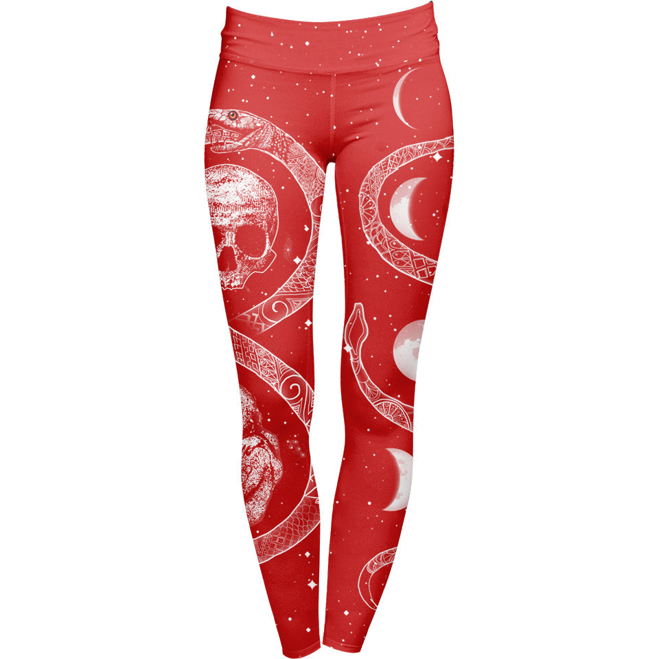 Ouroboros Leggings - Red Edition