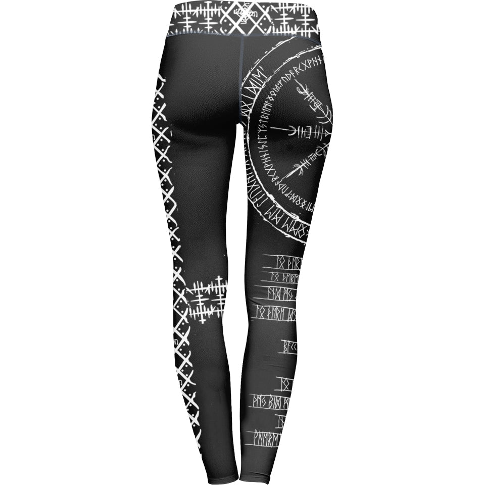 Viking Runes Leggings - Black Edition