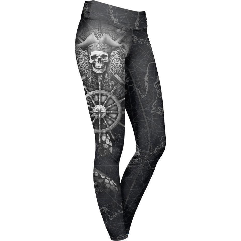 Black Beard Leggings