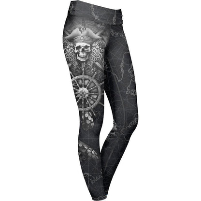 Black Beard Leggings