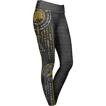 Ogham Leggings - Black Edition