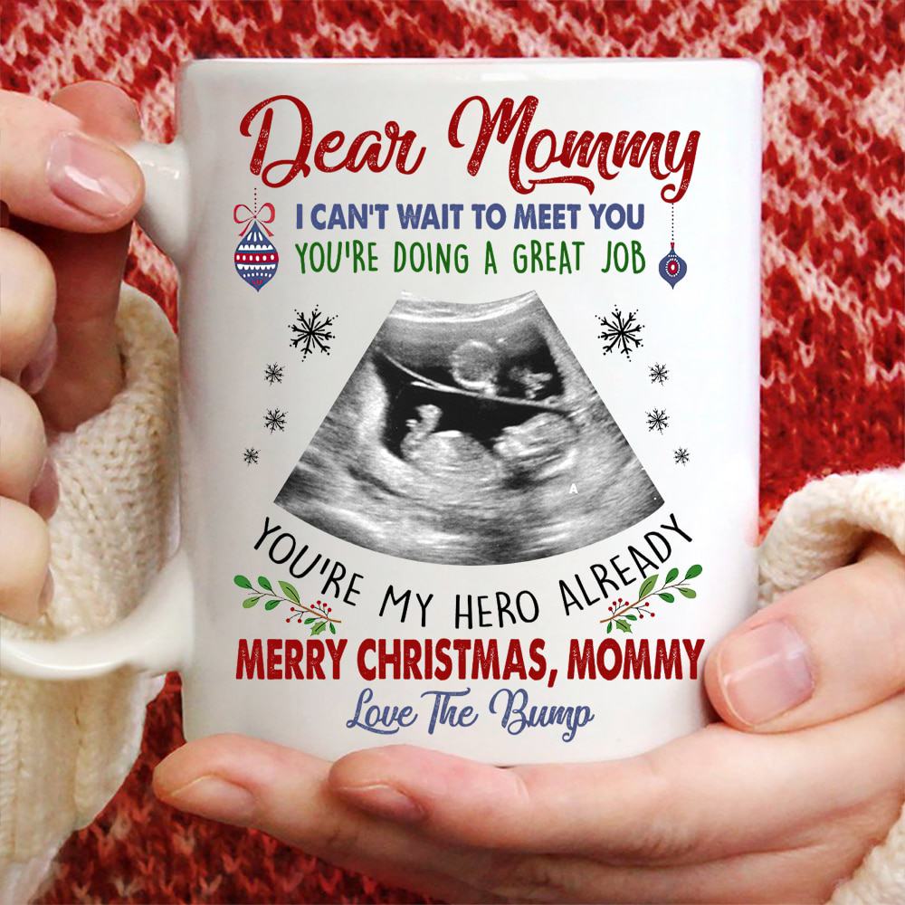 You're My Hero Already Merry Christmas Mommy Custom Mug - Personalized Coffee Mug - Christmas't Gift