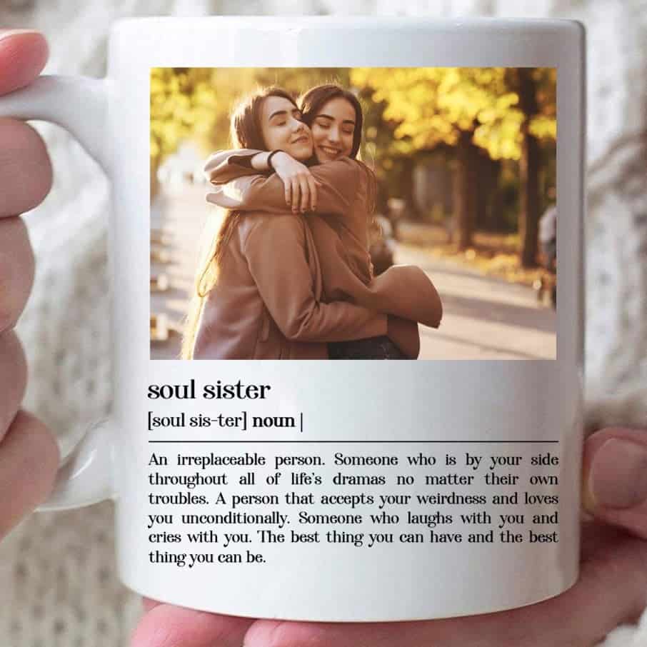 Soul Sister The Best Thing You Can Be Custom Mug - Personalized Coffee Mug - Gift for Best Friend/Sister