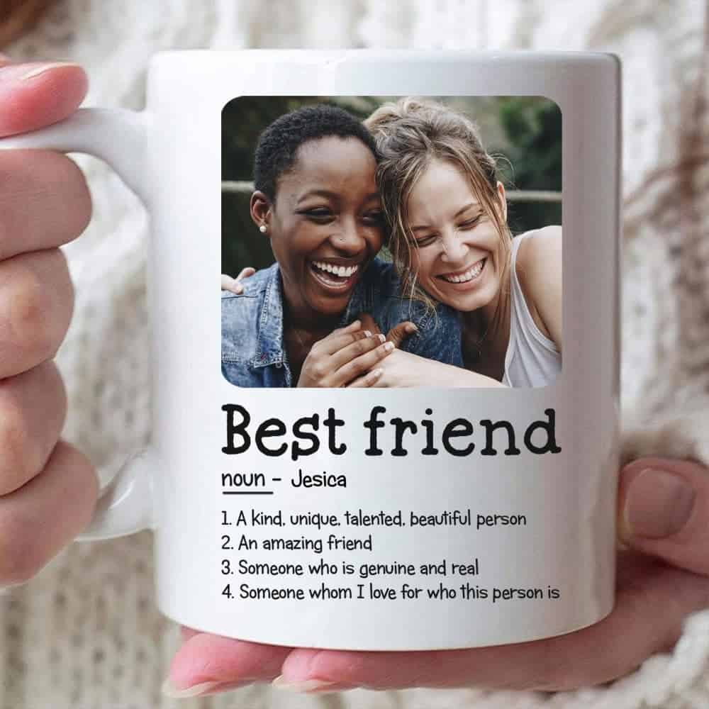 Best Friend Definition - Personalized Coffee Mug - Gift For Best Friend