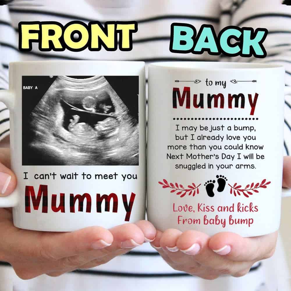 Mummy I Love You More Than You Could Know Mug - Personalized Sonogram Photo Mug