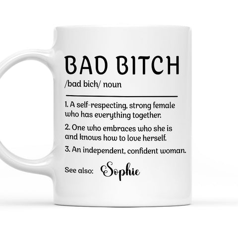 You Are Bad Bitch Bestie - Personalized Coffee Mug