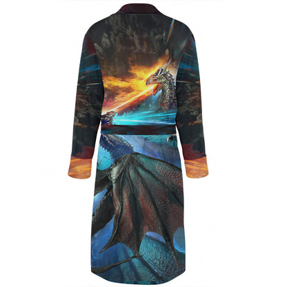 Fire and Ice Dragons Robe