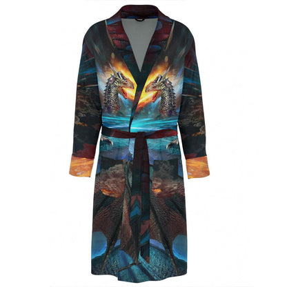 Fire and Ice Dragons Robe