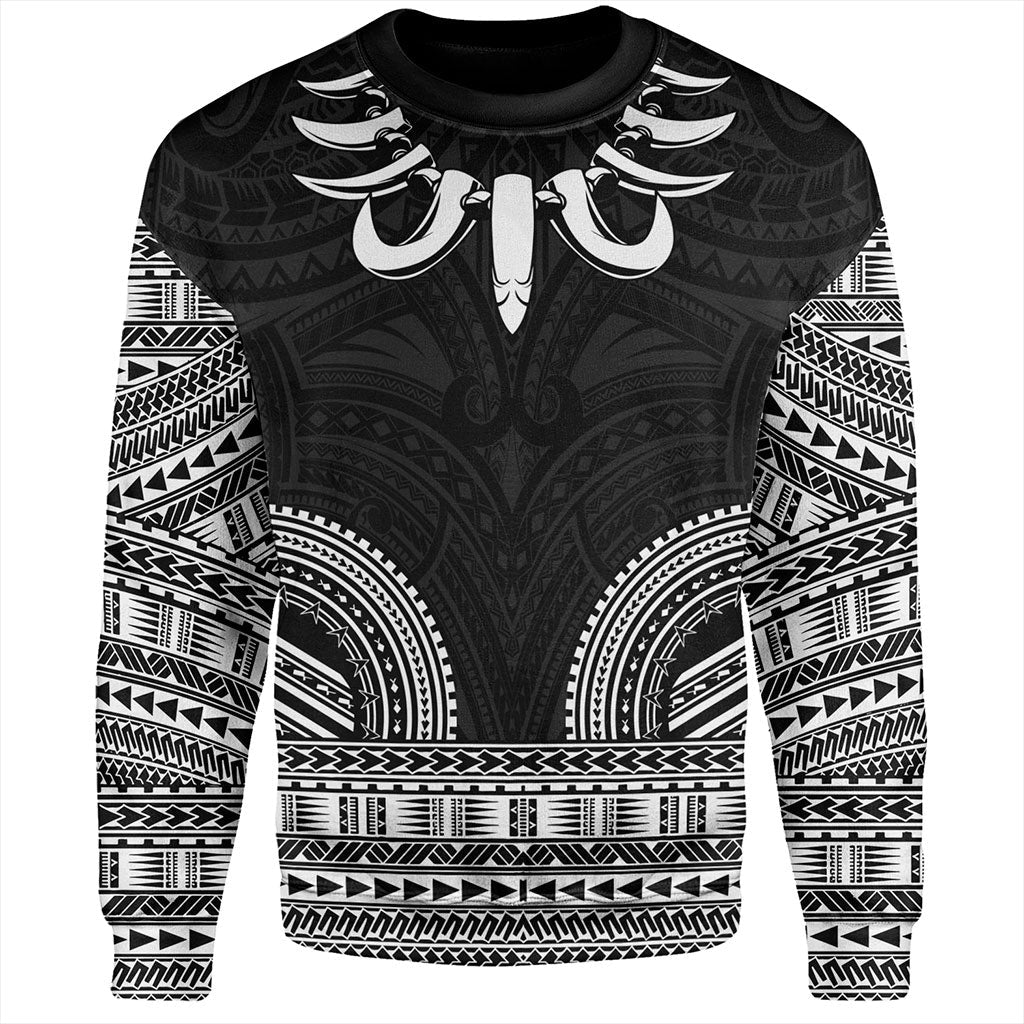 Samoa Sweatshirt Ula Nifo Circle Pattern Design