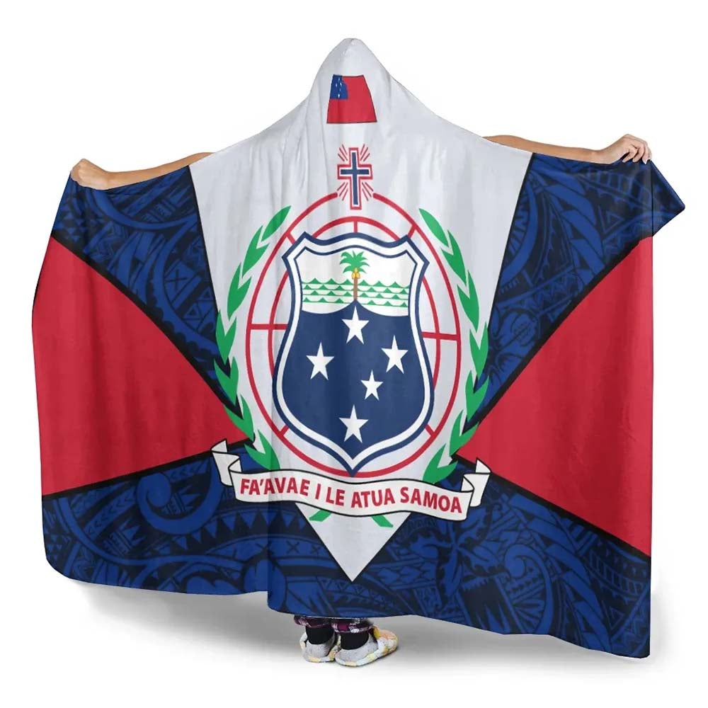 Samoa Polynesian Hooded Blanket - Legend of Samoa-Myprintsy
