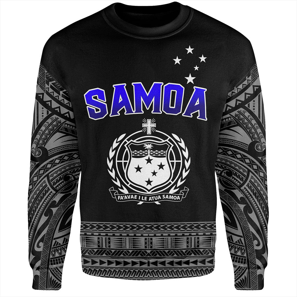 Samoa Sweatshirt Tribal Polynesia Printed Simple Style