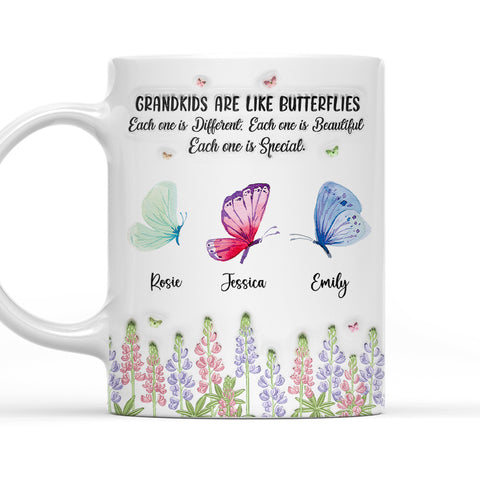 Grandchildren Make Life More Colorful - Personalized 3D Inflated Effect Mug