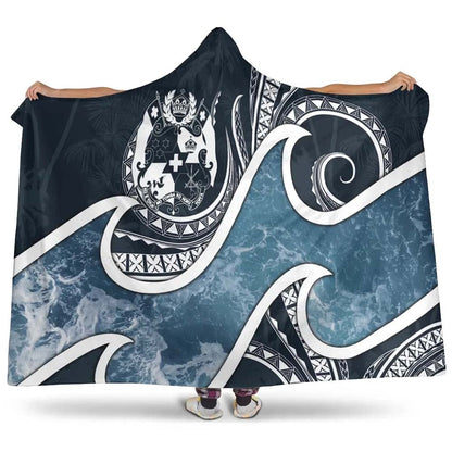 Tonga Polynesian Hooded Blanket - Ocean Style-Myprintsy