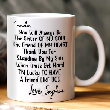 I’m Lucky To Have A Friend Like You - Personalized Ceramic Coffee Mug