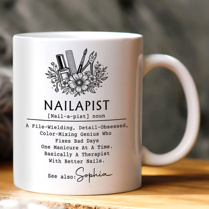 Nailapist Miracle Working - Personalized Ceramic Coffee Mug