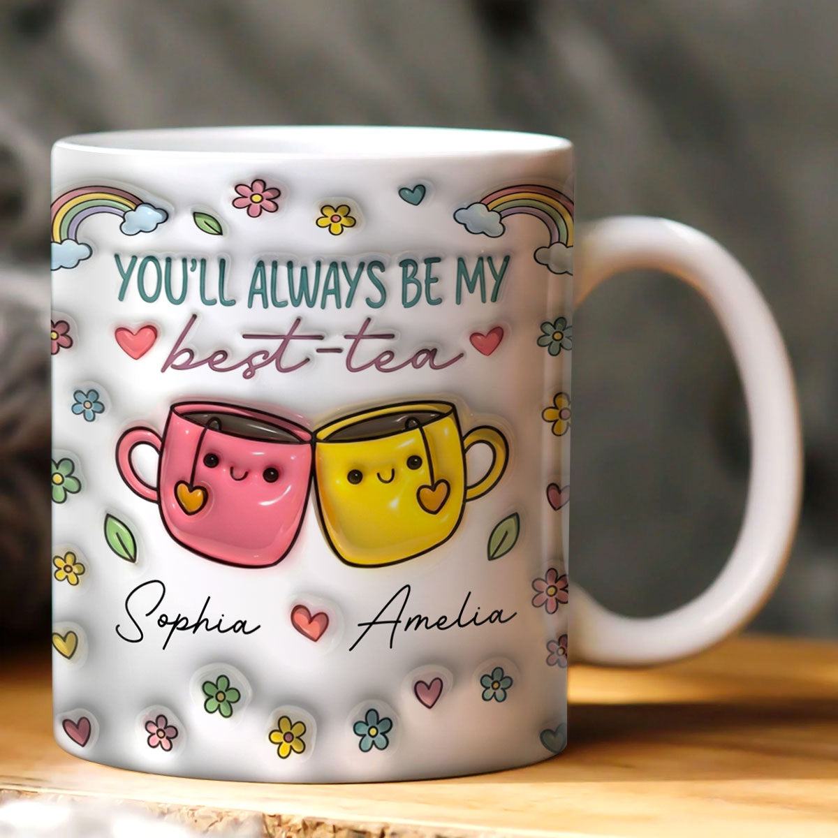 You'll Always Be My Bestie - Personalized Ceramic Coffee Mug