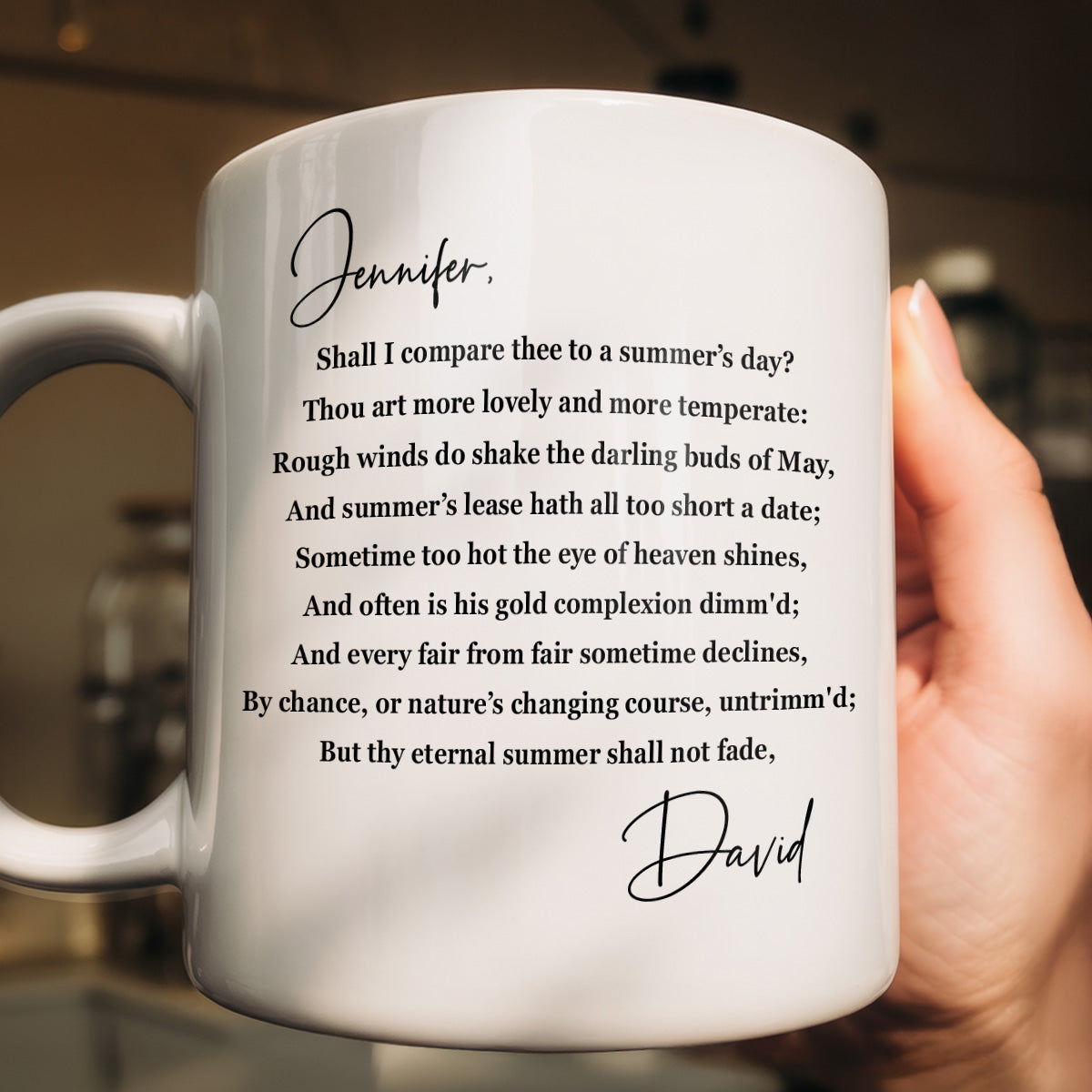 Classic And Timeless - Personalized Ceramic Coffee Mug