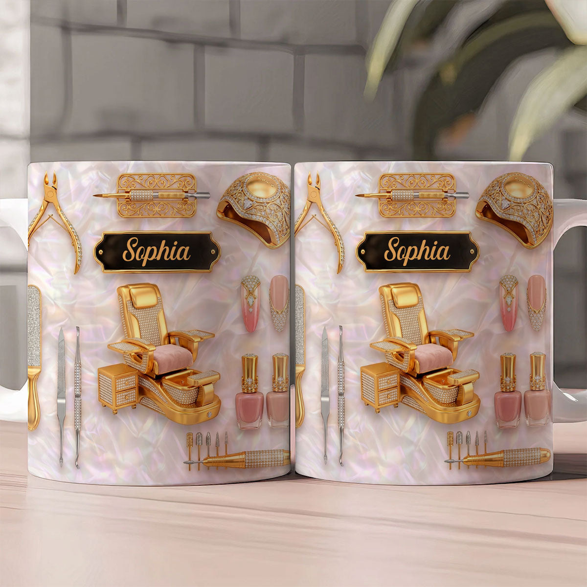 Nail Art Master - Personalized Ceramic Coffee Mug