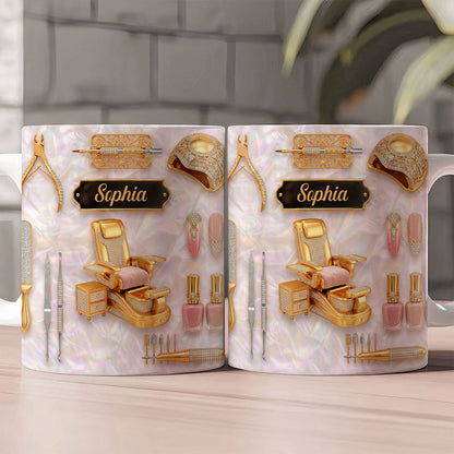 Nail Art Master - Personalized Ceramic Coffee Mug
