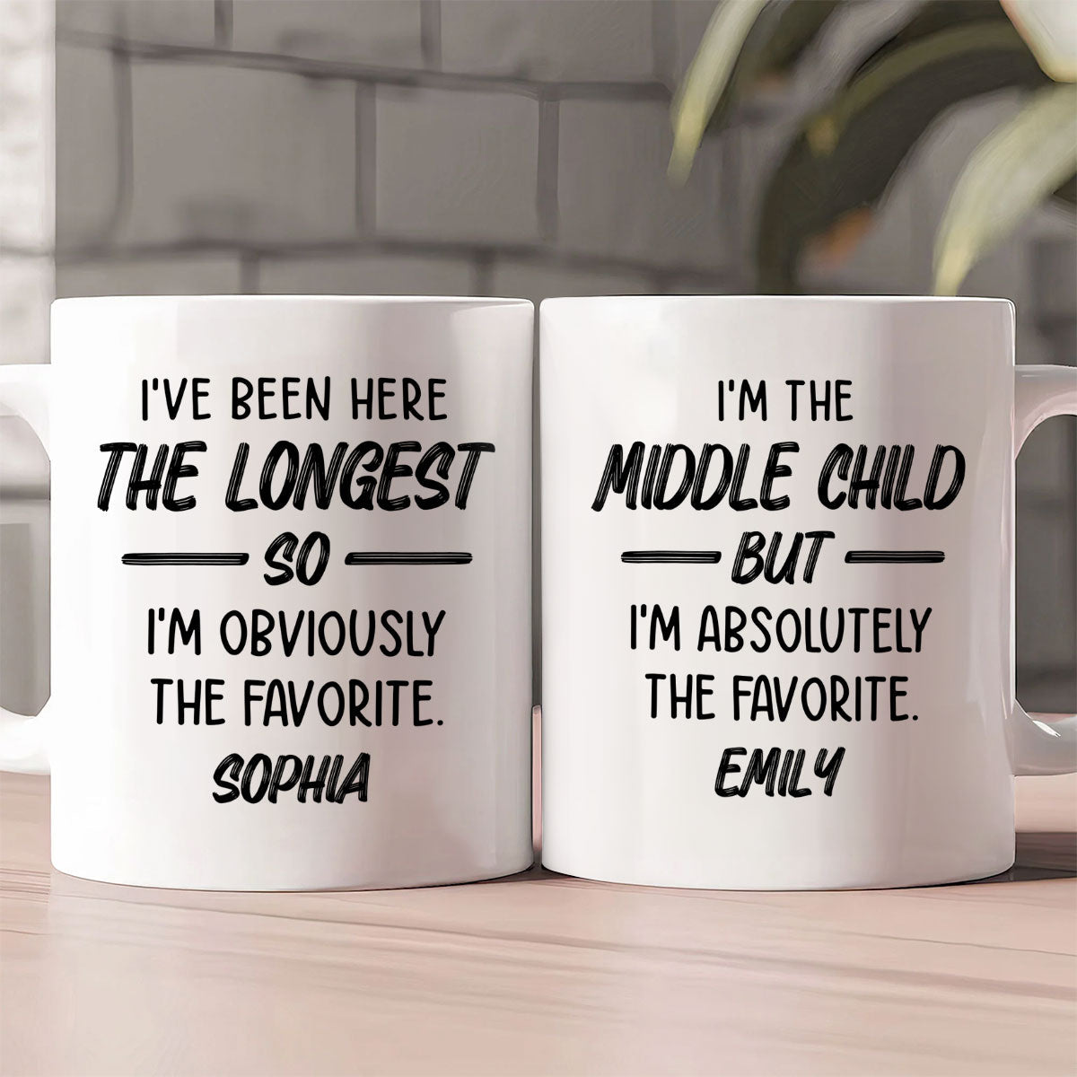 I'm Obviously The Favorite - Personalized Ceramic Coffee Mug