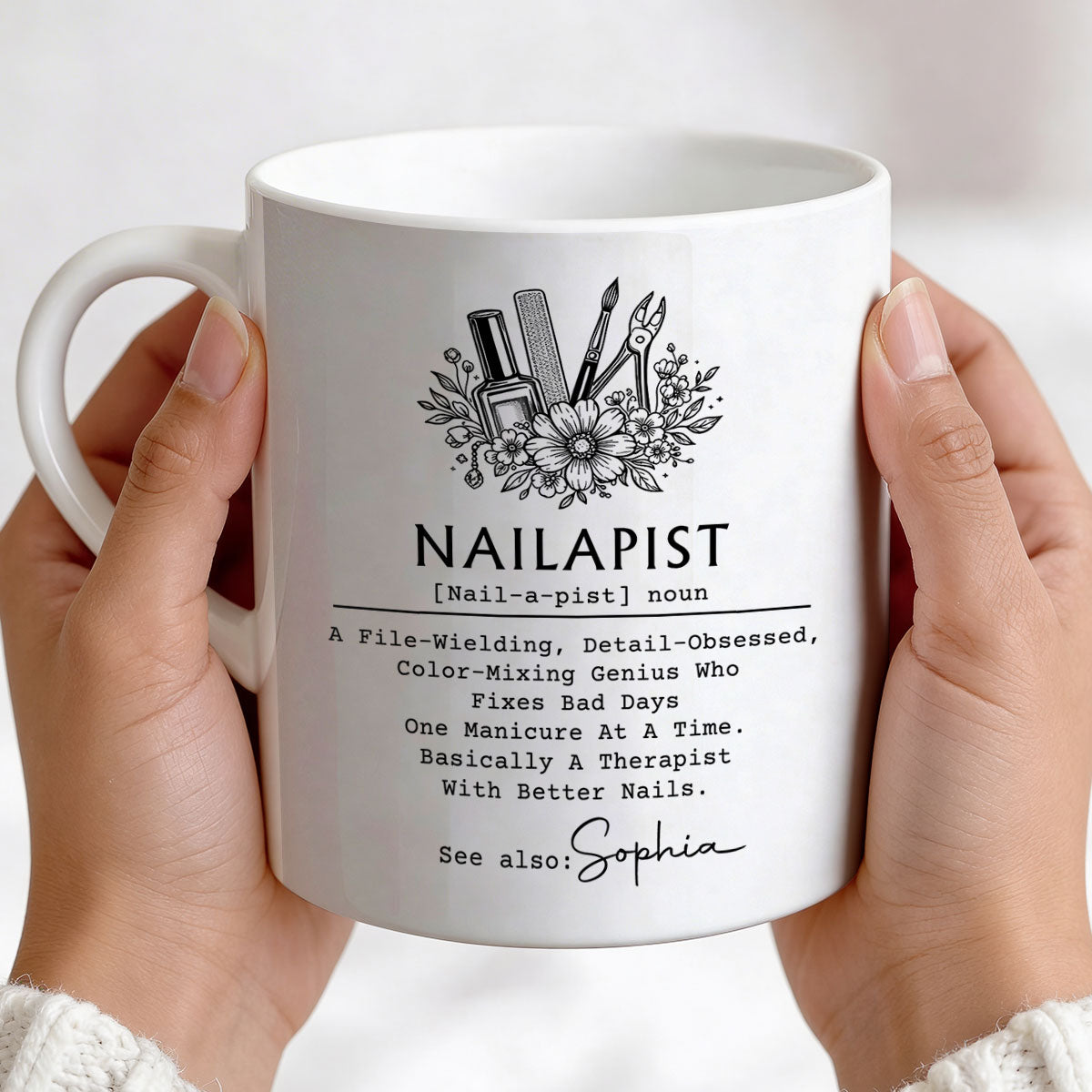 Nailapist Miracle Working - Personalized Ceramic Coffee Mug