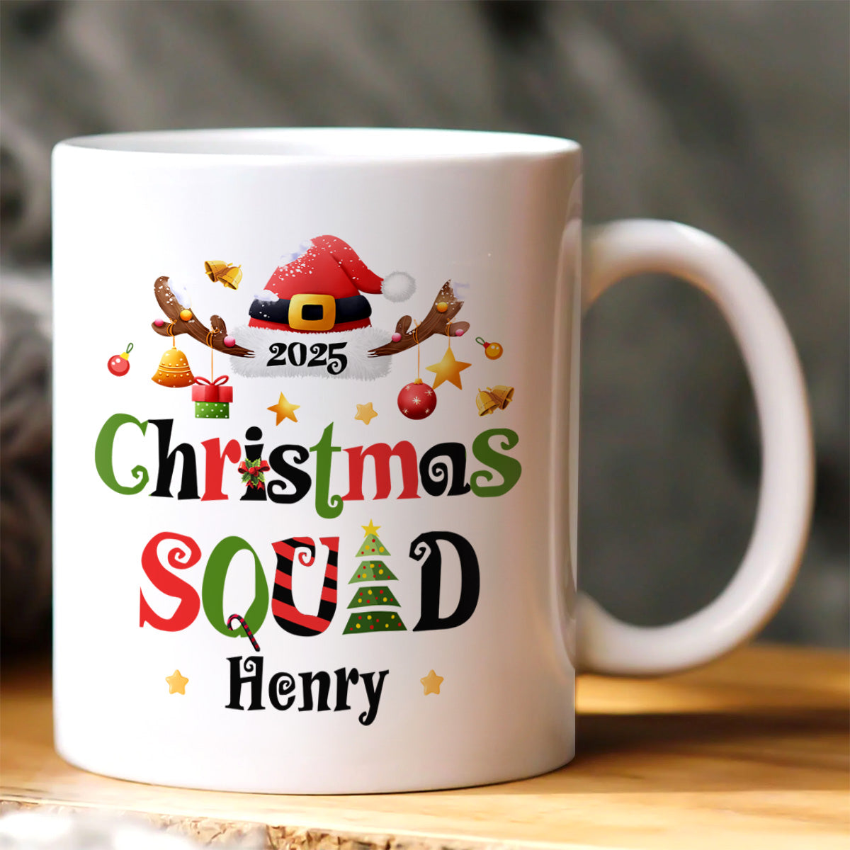 Christmas Squad - Personalized Ceramic Coffee Mug