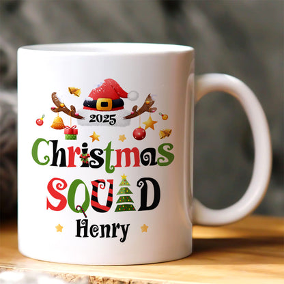 Christmas Squad - Personalized Ceramic Coffee Mug