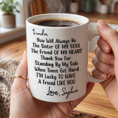 I’m Lucky To Have A Friend Like You - Personalized Ceramic Coffee Mug