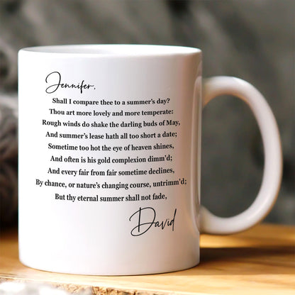 Classic And Timeless - Personalized Ceramic Coffee Mug