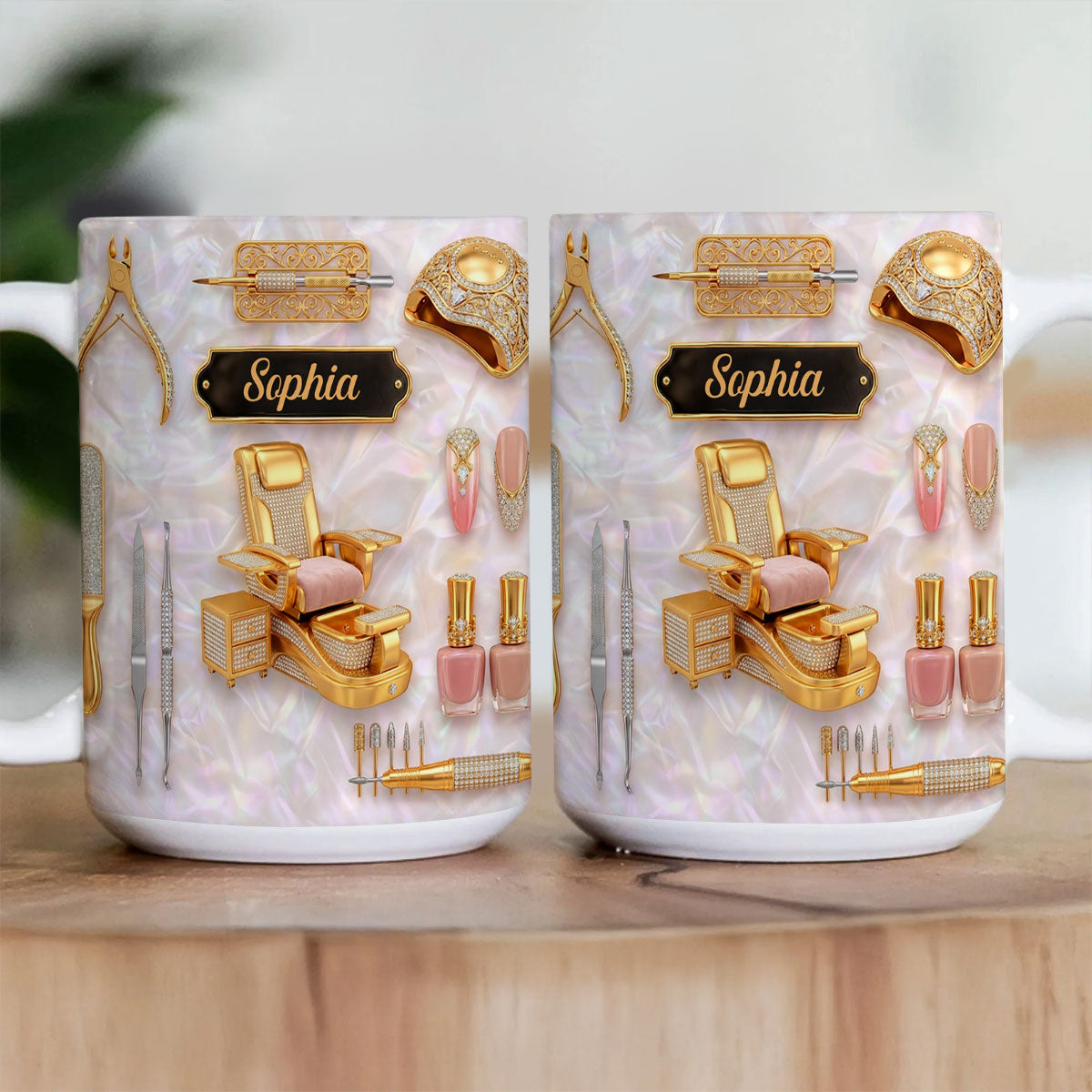 Nail Art Master - Personalized Ceramic Coffee Mug