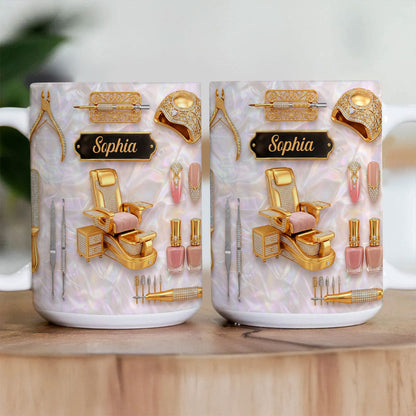 Nail Art Master - Personalized Ceramic Coffee Mug