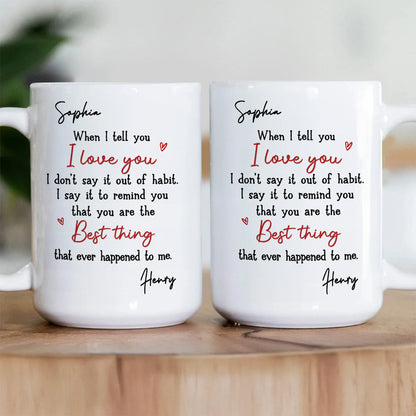 You Are The Best Thing - Personalized Ceramic Coffee Mug