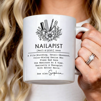 Nailapist Miracle Working - Personalized Ceramic Coffee Mug