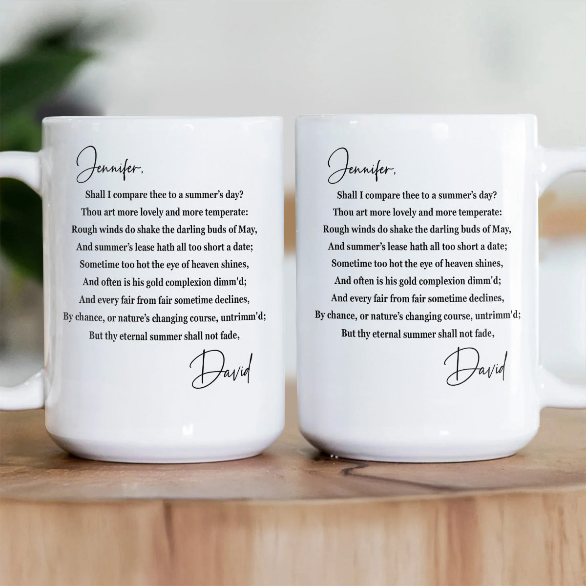 Classic And Timeless - Personalized Ceramic Coffee Mug
