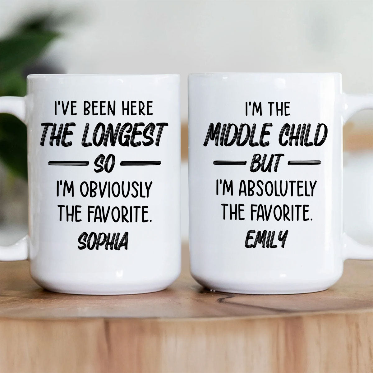 I'm Obviously The Favorite - Personalized Ceramic Coffee Mug