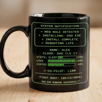 Dad.exe - Personalized Ceramic Coffee Mug