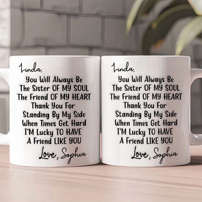 I’m Lucky To Have A Friend Like You - Personalized Ceramic Coffee Mug