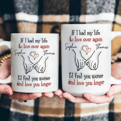 Love You Longer - Personalized Ceramic Coffee Mug