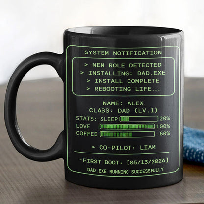 Dad.exe - Personalized Ceramic Coffee Mug