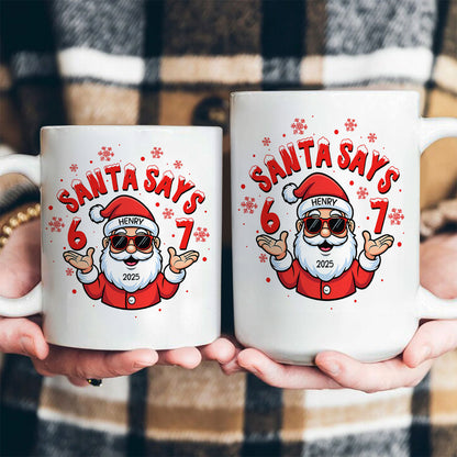 Six Seven 67 Funny Slang Gift For Teen - Personalized Coffee Mug