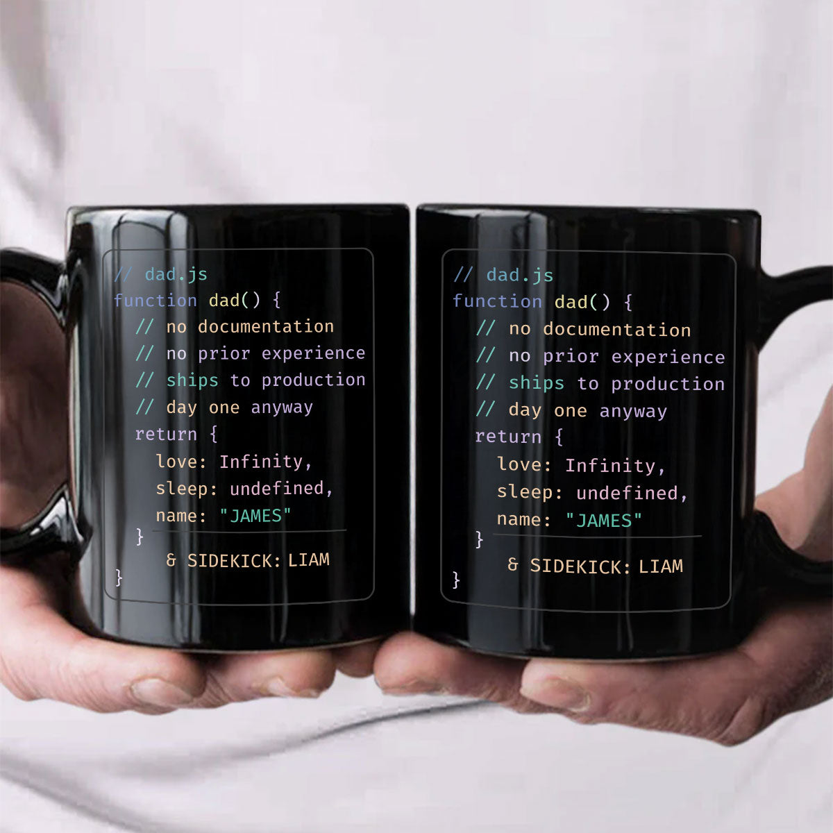 Dad's Code - Personalized Ceramic Coffee Mug