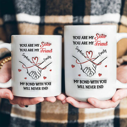 You Are My Sister - Personalized Ceramic Coffee Mug