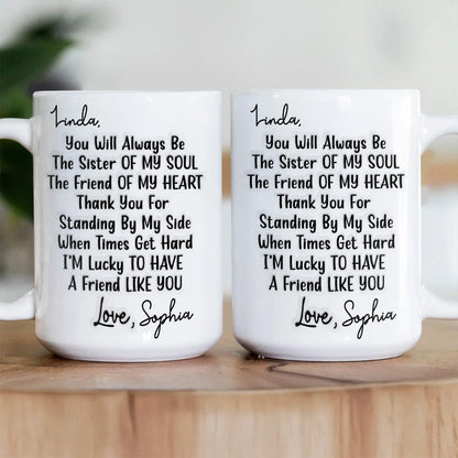 I’m Lucky To Have A Friend Like You - Personalized Ceramic Coffee Mug