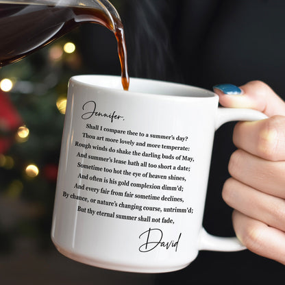 Classic And Timeless - Personalized Ceramic Coffee Mug
