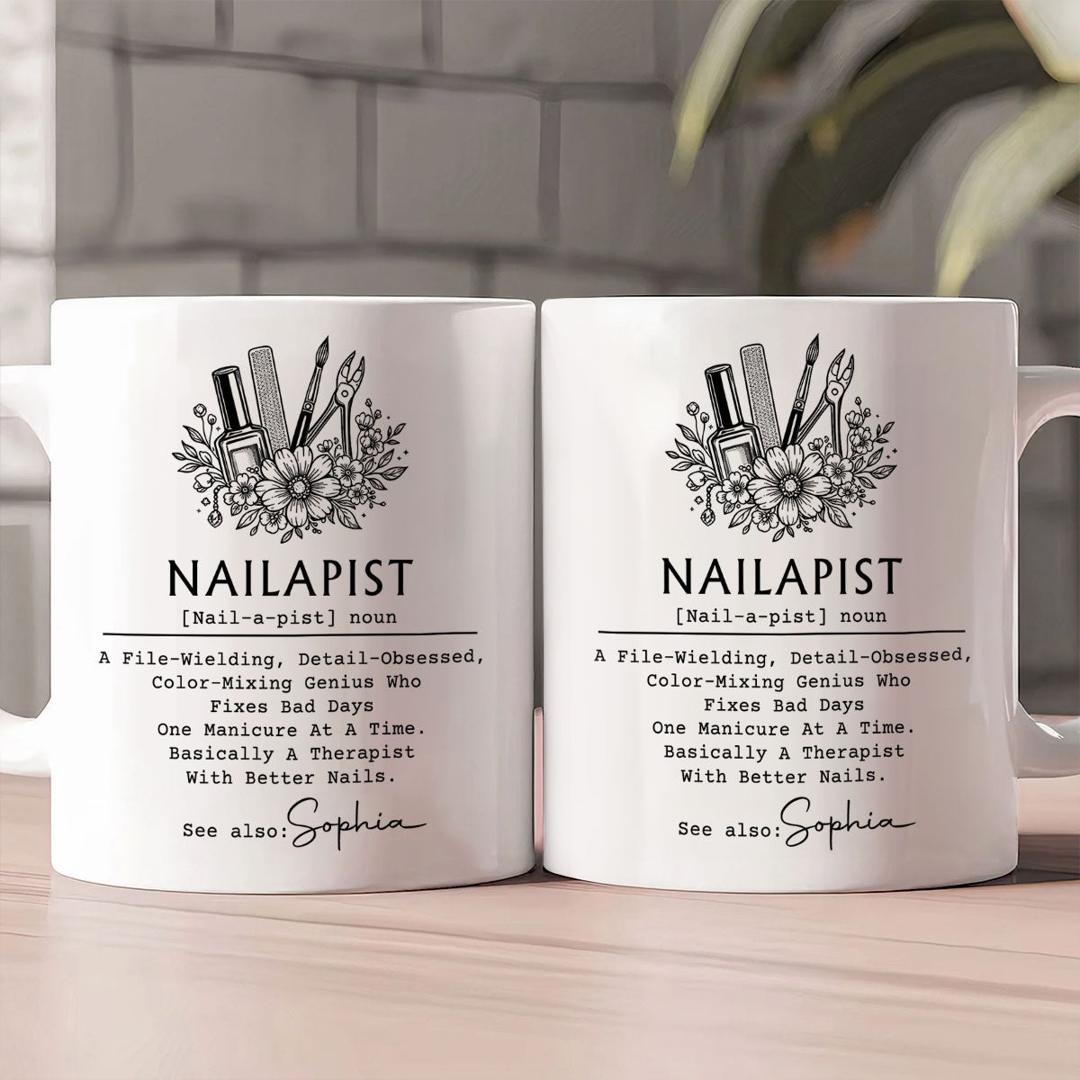 Nailapist Miracle Working - Personalized Ceramic Coffee Mug
