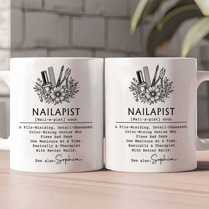 Nailapist Miracle Working - Personalized Ceramic Coffee Mug