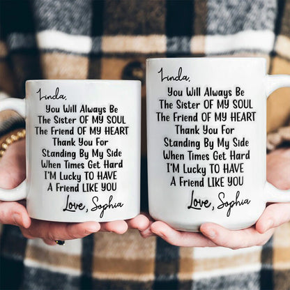 I’m Lucky To Have A Friend Like You - Personalized Ceramic Coffee Mug