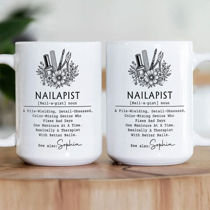 Nailapist Miracle Working - Personalized Ceramic Coffee Mug