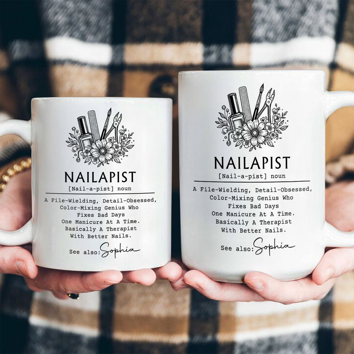 Nailapist Miracle Working - Personalized Ceramic Coffee Mug